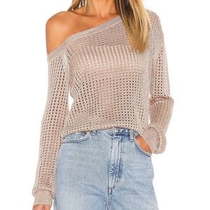 NWOT LPA Leo sweater in blush